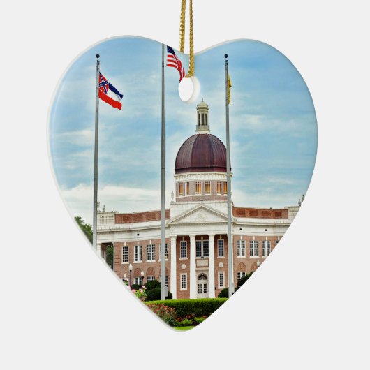 Universität von Südmississippi Keramik Ornament (Rechts)