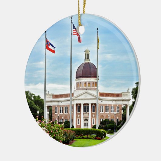 Universität von Südmississippi Keramikornament (Links)