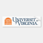 Universität von Virginia Autoaufkleber (Vorne)