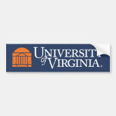 Universität von Virginia Autoaufkleber (Vorne)