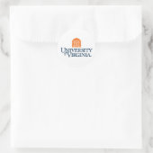 Universität von Virginia Runder Aufkleber (Tasche)