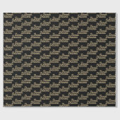 Universität weck Forest | Demon Deacons Script Geschenkpapier (Flach)