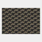 Universität weck Forest | Demon Deacons Script Geschenkpapier Set (Vorderseite 2)