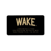 Universität weck Forest | Geweckt Pfeil Adressaufkleber (Vorne)