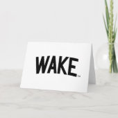 Universität weck Forest | Geweckt Pfeil Karte (Vorderseite)