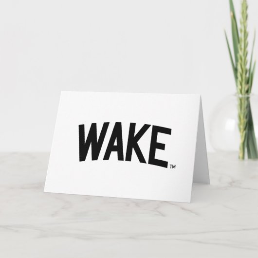 Universität weck Forest | Geweckt Pfeil Karte (Vorderseite)