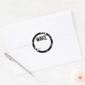 Universität weck Forest | Geweckt Pfeil Runder Aufkleber (Umschlag)