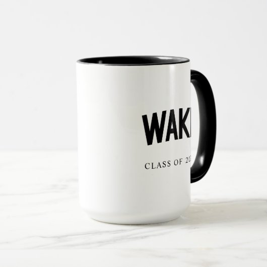 Universität weck Forest | Geweckt Pfeil Tasse (VorderseiteRechts)