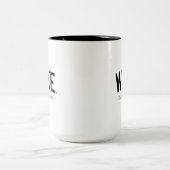 Universität weck Forest | Geweckt Pfeil Zweifarbige Tasse (Mittel)