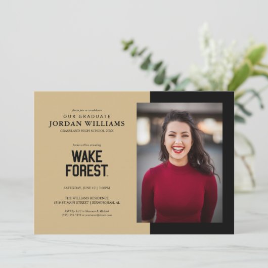 Universität weck Forest | Geweckt Wald Ankündigung (Stehend Vorderseite)