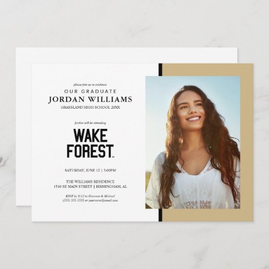 Universität weck Forest | Geweckt Wald Ankündigung (Vorne/Hinten)