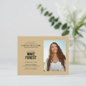 Universität weck Forest | Geweckt Wald Ankündigungspostkarte (Stehend Vorderseite)