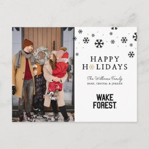 Universität weck Forest   Geweckt Wald Feiertagspostkarte
