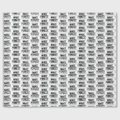 Universität weck Forest | Geweckt Wald Geschenkpapier (Flach)