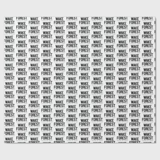 Universität weck Forest | Geweckt Wald Geschenkpapier (Flach)