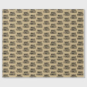 Universität weck Forest | Geweckt Wald Geschenkpapier (Flach)