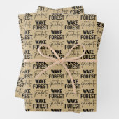 Universität weck Forest | Geweckt Wald Geschenkpapier Set (Beispiel)