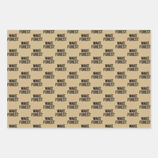 Universität weck Forest | Geweckt Wald Geschenkpapier Set (Vorderseite)