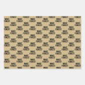 Universität weck Forest | Geweckt Wald Geschenkpapier Set (Vorderseite)