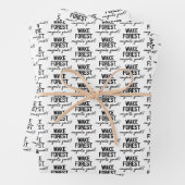 Universität weck Forest | Geweckt Wald Geschenkpapier Set (Beispiel)