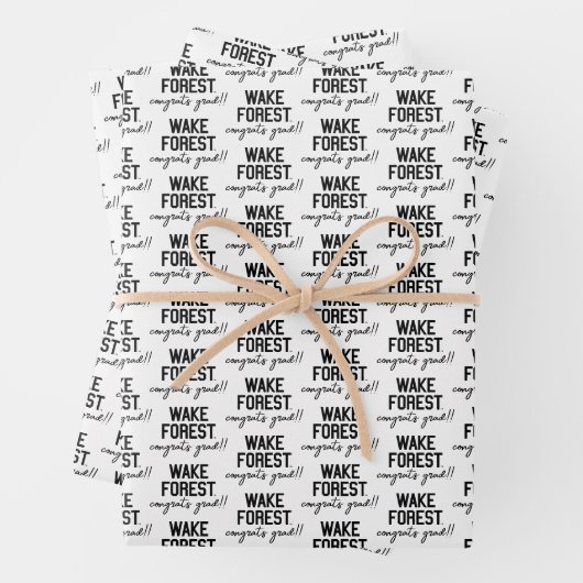 Universität weck Forest | Geweckt Wald Geschenkpapier Set (Beispiel)