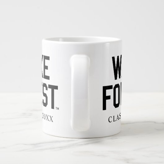 Universität weck Forest | Geweckt Wald Jumbo-Tasse (Rückseite)