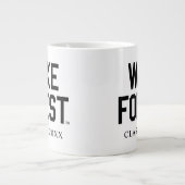 Universität weck Forest | Geweckt Wald Jumbo-Tasse (Vorderseite)