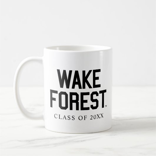 Universität weck Forest | Geweckt Wald Kaffeetasse (Links)
