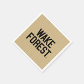 Universität weck Forest | Geweckt Wald Serviette (Ecke)