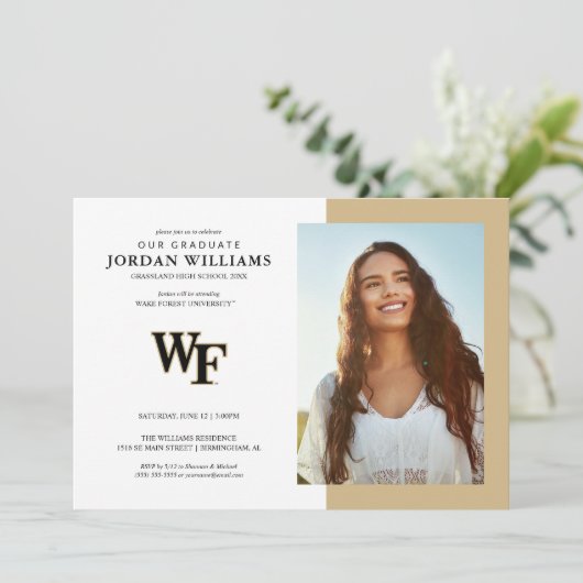 Universität weck Forest | WF Ankündigung (Stehend Vorderseite)