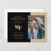 Universität weck Forest | WF Ankündigungspostkarte (Vorne/Hinten)