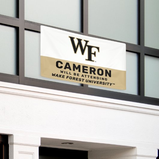 Universität weck Forest | WF Banner (Äußeres Gebäude)