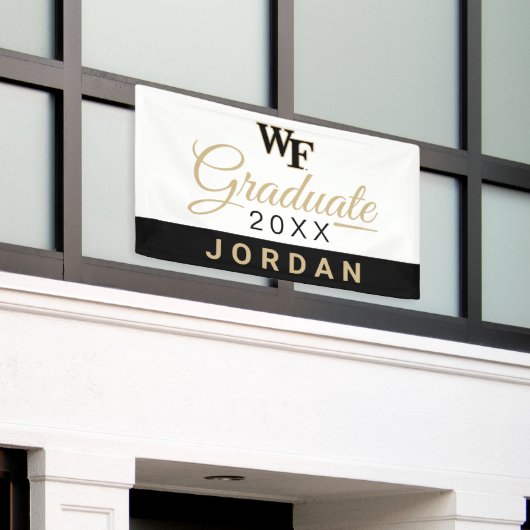 Universität weck Forest | WF Banner (Äußeres Gebäude)