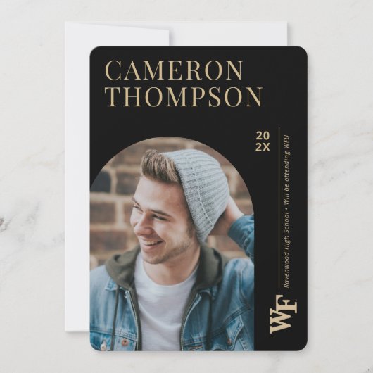 Universität weck Forest | WF Einladung (Vorderseite)