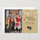 Universität weck Forest | WF Feiertagskarte (Vorne/Hinten)