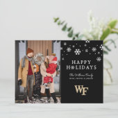 Universität weck Forest | WF Feiertagskarte (Stehend Vorderseite)