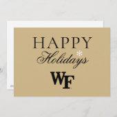 Universität weck Forest | WF Feiertagskarte (Vorne/Hinten)