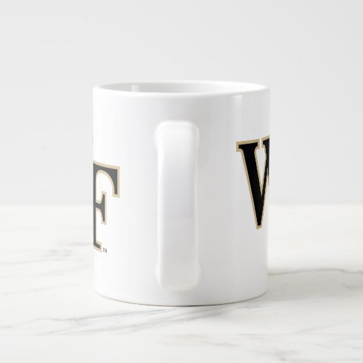 Universität weck Forest | WF Jumbo-Tasse (Rückseite)