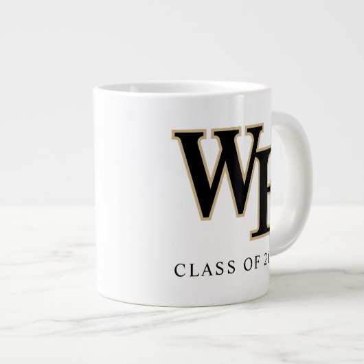 Universität weck Forest | WF Jumbo-Tasse (Vorderseite Rechts)