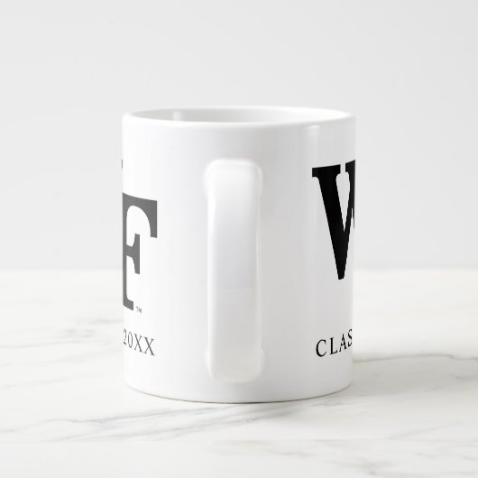 Universität weck Forest | WF Jumbo-Tasse (Rückseite)