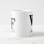 Universität weck Forest | WF Jumbo-Tasse (Vorderseite)