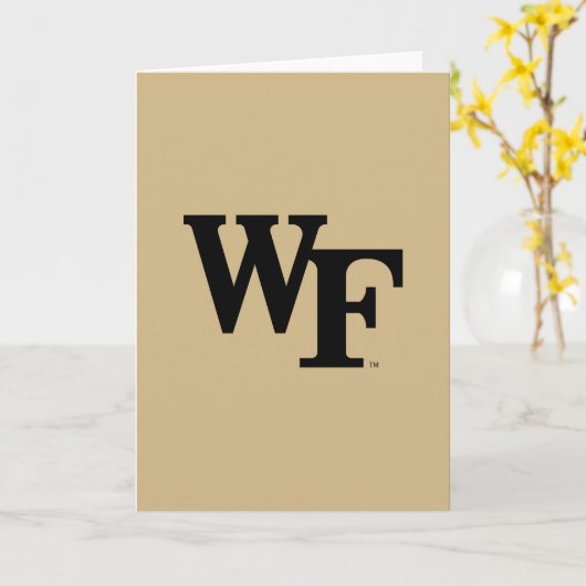 Universität weck Forest | WF Karte (Gelbe Blume)