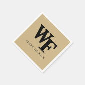 Universität weck Forest | WF Serviette (Ecke)