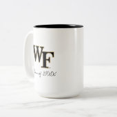Universität weck Forest | WF Zweifarbige Tasse (Vorderseite Links)