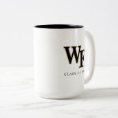 Universität weck Forest | WF Zweifarbige Tasse (VorderseiteRechts)