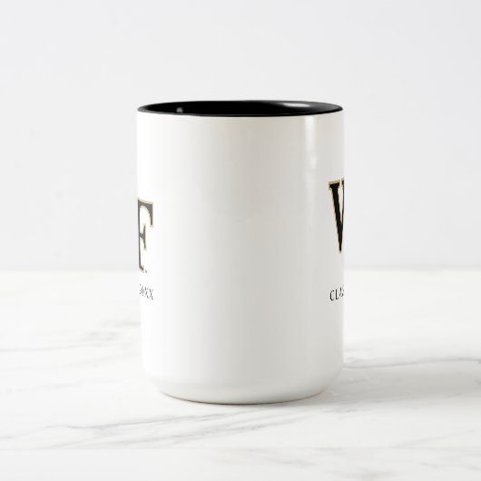 Universität weck Forest | WF Zweifarbige Tasse (Mittel)