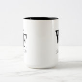 Universität weck Forest | WF Zweifarbige Tasse (Mittel)