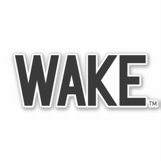 Universität weck Forest | Wörterbuch Geweckt Aufkleber (Vorderseite)