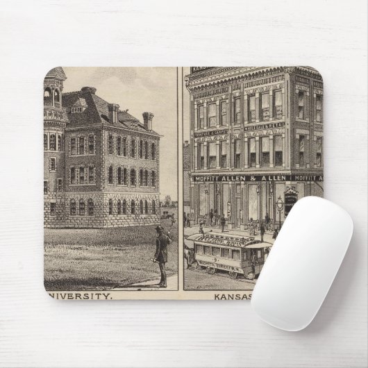 Universität Wichita, Kansas Mousepad (Mit Mouse)