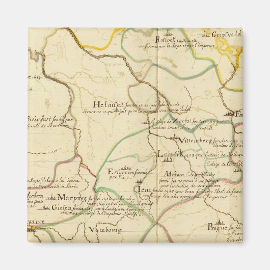 Universitäten in Österreich und der Tschechischen  Magnet (Vorne)